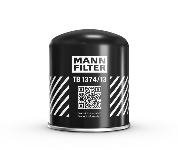 TB1374/13X Mann TB1374/13X филтър-дехидратор за пневматична система. Резба M39x1.5mm. За MAN, Mercedes, DAF, Volvo камиони. Бърза доставка!