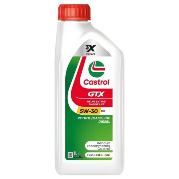 Castrol GTX 5W30 RN17 1L – Оригинално масло за Renault и Dacia