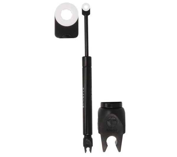 Газов амортисьор Stabilus STA0220BY, 120 N, ход 55 мм и дължина 223,5 мм. OE H816810020100 за FENDT 300–900 и XYLON.